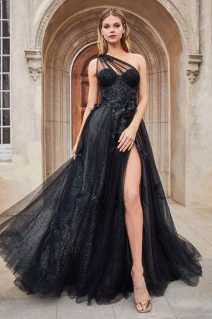 One Shoulder Prom Dress