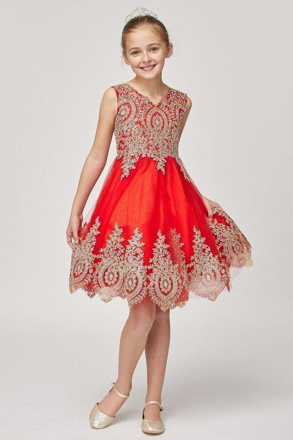 Girls Christmas Dress - The Dress Outlet