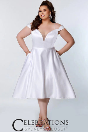 Plus Size White Dress