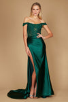 Prom Dresses Long Corset Mermaid Prom Formal Dress Emerald Green