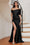 Formal Dresses Strapless Formal Dress Black